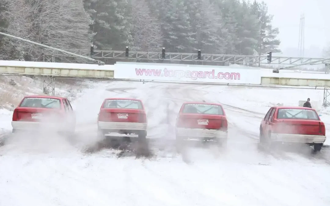 Rolig rallybana i Östergötland